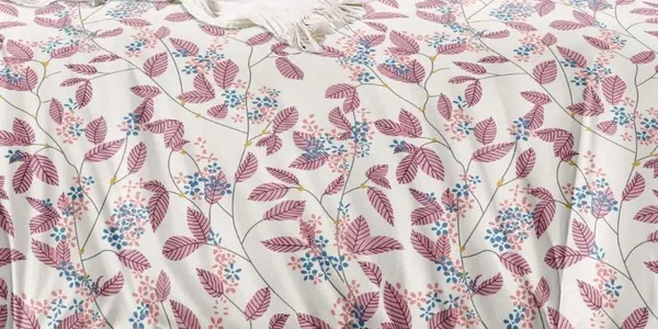 White_Floral__All_Round_Elastic_Fitted_Cotton_Queen_Size_Printed_Double_Bedsheet_With-2_Pillow_Covers_90''x100''_60"x78"
