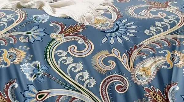 Blue_Floral__Cotton_Queen_Size_Printed_Double_Bedsheet_With-Two_Pillow_Covers(60"x78"_+8"_Fitted)