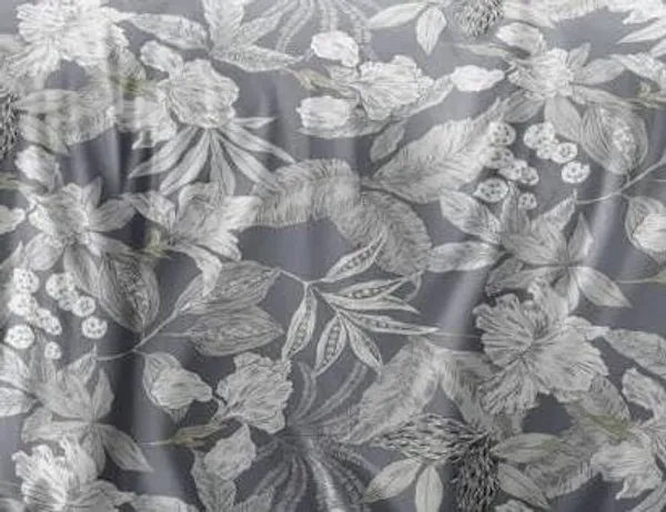DECOR2ADMIRE_300_TC_Super_King_Size_Glace_Cotton_Printed_Bedsheet_with_2_Pillow_Covers_-_108"_x_108"_(275cm_x_275cm)_(Grey_Floral_Print)