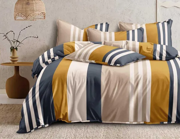 Minimal_Stripe_Glace_Cotton_Printed_Super_King_Size_Double_Bedsheet_With-Two_Pillow_Covers,_108*108_Inches_Or_9_Feetx9_Feet