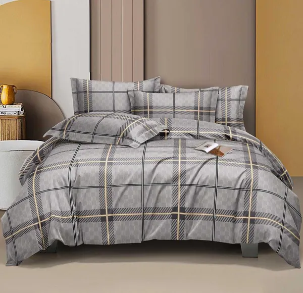 Grey__Soft_Glace_Cotton_Queen_Size_Abstract_Printed_Premium_Double_Bedsheet_With-Two_King_Size_Pillow_Covers_90''x100''