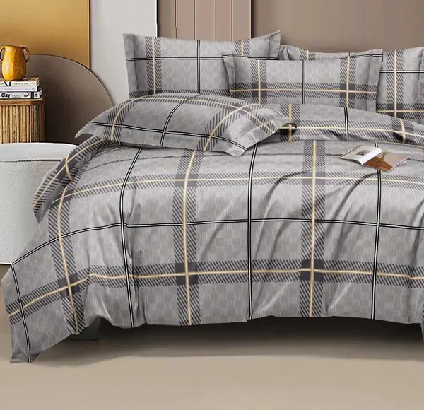 Grey__Soft_Glace_Cotton_Queen_Size_Abstract_Printed_Premium_Double_Bedsheet_With-Two_King_Size_Pillow_Covers_90''x100''