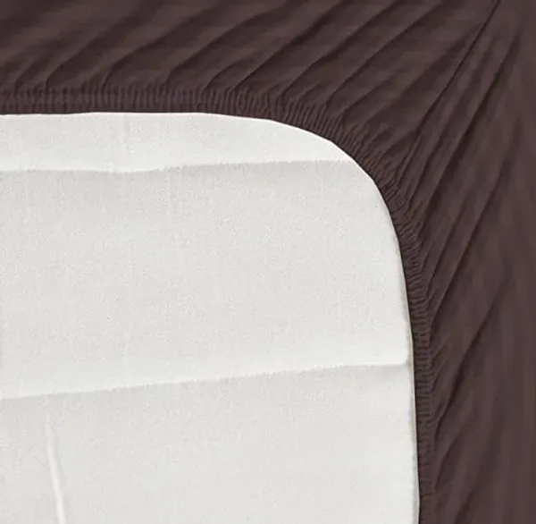 Brown__Glace_Cotton_All_Round_Elastic_Fitted_Plain_Stripe_Bedsheet_For_Double_Bed_With-2_Pillow_Covers(King_72"x78"_+12")