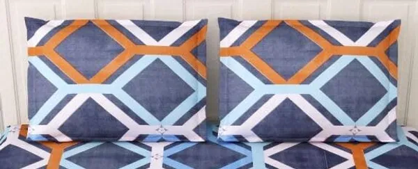 Blue_-_Glace_Cotton_All_Round_Elastic_Fitted_Super_King_Size_Double_Bedsheet_With-2_Pillow_Covers(108*108"_Or_78x72")