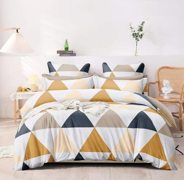 Multicolor_Printed_-_Glace_Cotton_All_Round_Elastic_Fitted_Super_King_Size_Double_Bedsheet_With-2_Pillow_Covers(108*108"_Or_78x72")