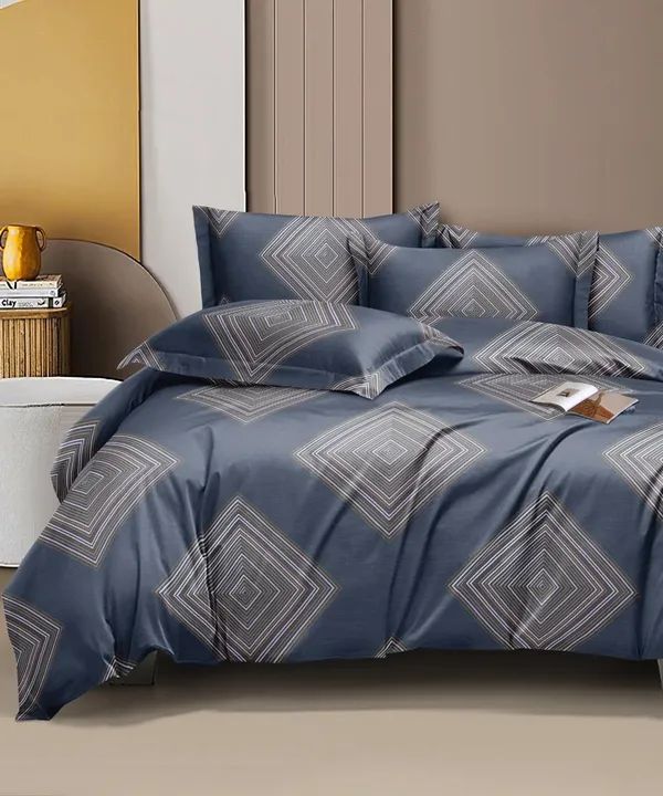 Grey_Printed__Premium_Cotton_Queen_Size_Printed_Double_Bedsheet_With-Two_Pillow_Covers_90_Inchesx100_Inches