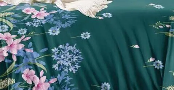 Dark_Green_-_All_Round_Elastic_Fitted_Cotton_Queen_Size_Printed_Double_Bedsheet_With-2_Pillow_Covers(90"ewsx100''_Or_60"x78")