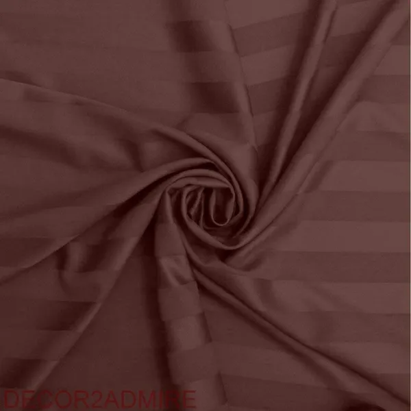 Brown_Cotton_Plain_Stripe_Queen_Size_Double_Bedsheet_For_Double_Bed_With-Two_Pillow_Covers(Queen)(90*100_Inches)