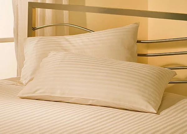 Beige__Cotton_Plain_Satin_Stripe_King_Size_Ultra_Soft_Pillow_Covers_Or_Cases(20''x30'')(_Set_Of_2)