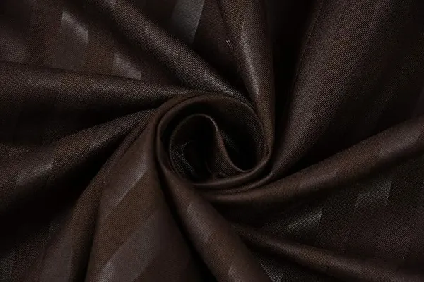 Brown__Cotton_Plain_Stripe_Single_Bedsheet_With_One_Pillow_Cover_(63_*_100_Inches)_(Pack_Of_1)