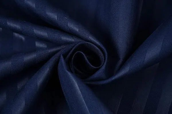 Dark_Blue__Glace_Cotton_All_Round_Elastic_Fitted_Plain_Stripe_Single_Bedsheet_With-1_Pillow_Cover_Fits_Upto-6''_Mattress(60"x90")