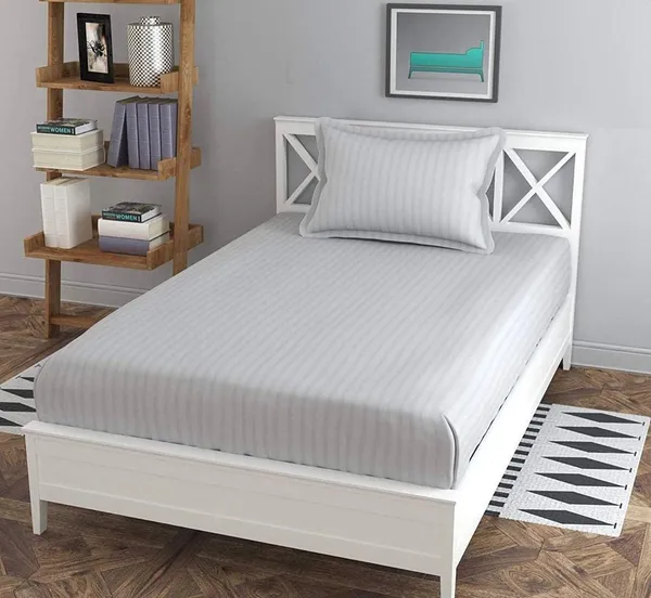Grey__Glace_Cotton_All_Round_Elastic_Fitted_Plain_Stripe_Single_Bedsheet_With-1_Pillow_Cover_Fits_Upto-6''_Mattress