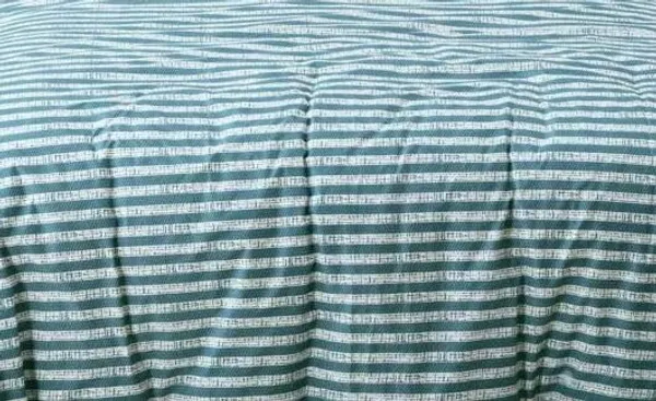 Dark_Green_Stripes__Cotton_Queen_Size_Printed_Double_Bedsheet_With-Two_Pillow_Covers(90"x100"_Flat)