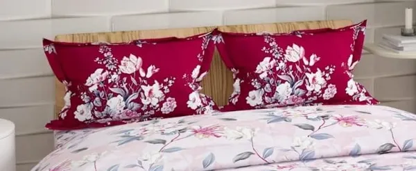 Pink_And_Red_Glace_Cotton_Printed_Super_King_Size_Double_Bedsheet_For_Double_Bed_With-2_Pillow_Covers,108*108''