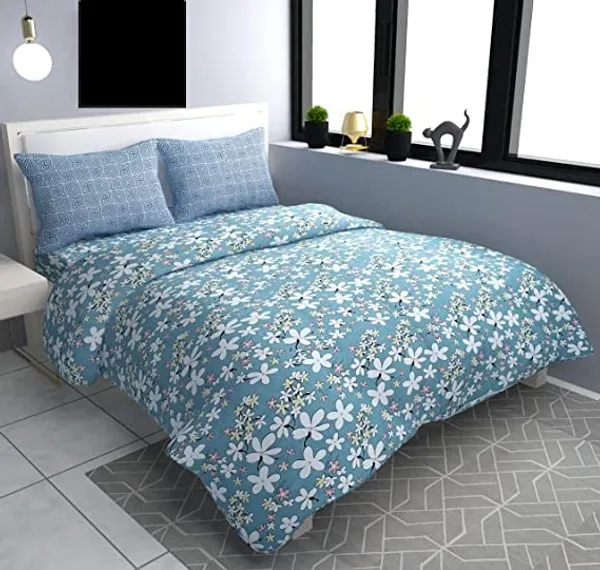 Green_Floral_Soft_Cotton_Floral_King_Size_Double_Bedsheet_For_Double_Bed_With-Two_Pillow_Covers(108*108_Inches)