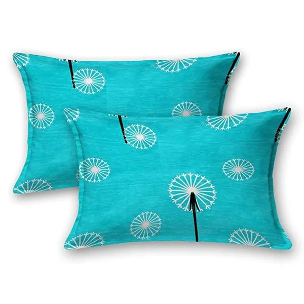 Sea_Green_Glace_Cotton_Printed_Super_King_Size_Double_Bedsheet_For_Double_Bed_With-2_Pillow_Covers,King_Size_Bedsheet_Series,108x108''