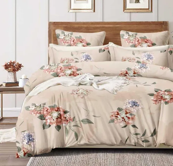 Peach_Multi_Printed_-_All_Round_Elastic_Fitted_Cotton_Queen_Size_Printed_Double_Bedsheet_With-2_Pillow_Covers_60"x78"_+8"