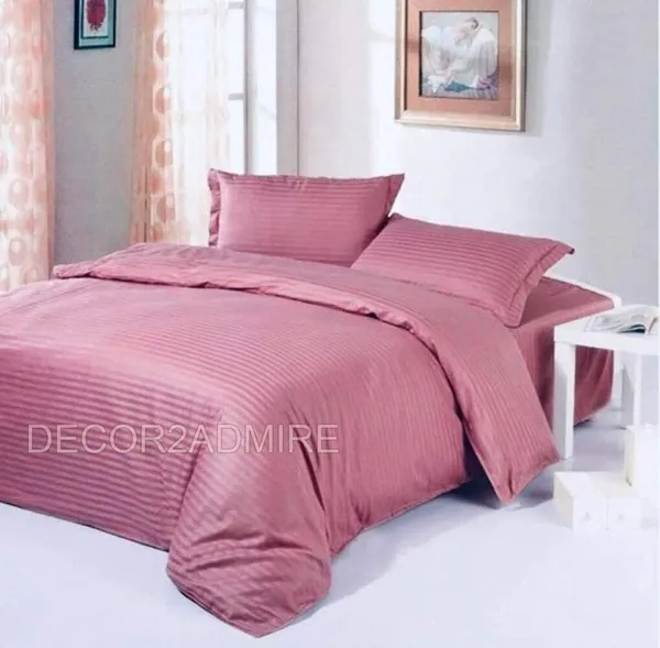 Blush_Pink_Glace_Cotton_Satin_Stripe_King_Size_Double_Bedsheet_For_Double_Bed_With-Two_Pillow_Covers(Super_King)(108*108_Inches)