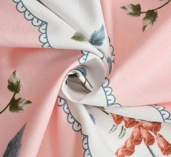 Pink_And_White_Floral_-_All_Round_Elastic_Fitted_Cotton_Queen_Size_Printed_Double_Bedsheet-2_Pillow_Covers(90''x100''_Or_60"x78")