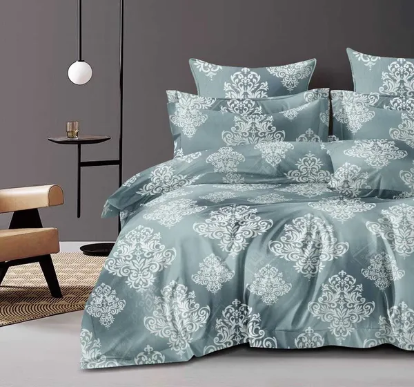 Green_Floral__Cotton_Printed_Super_King_Size_Double_Bedsheet_For_With-2_Pillow_Covers_