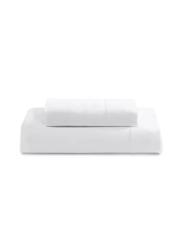 White_Cotton_Plain_Queen_Size_Double_Bedsheet_For_Double_Bed_With-Two_Pillow_Covers(Queen,_)(90*100_Inches)