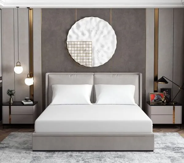 White_Cotton_Plain_Queen_Size_Double_Bedsheet_For_Double_Bed_With-Two_Pillow_Covers(Queen,_)(90*100_Inches)