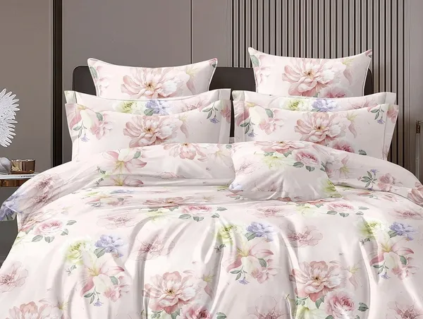 DECOR2ADMIRE_300_TC_Super_King_Size_Glace_Cotton_Printed_Bedsheet_with_2_Pillow_Covers_-_108"_x_108"_(275cm_x_275cm)_-_Elegant_Pink_Printed