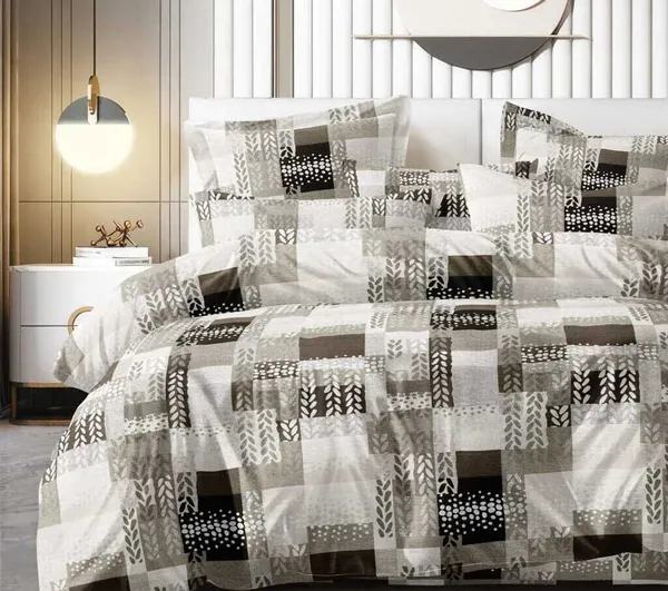 DECOR2ADMIRE_300TC_Premium_Glace_Cotton_Printed_Super_King_Size_Double_Bedsheet_with_Two_Pillow_Covers,_108_*_108_Inches_or_9ft_by_9ft_or_275_cm_x_275_cm_(Green_Multi_Printed)