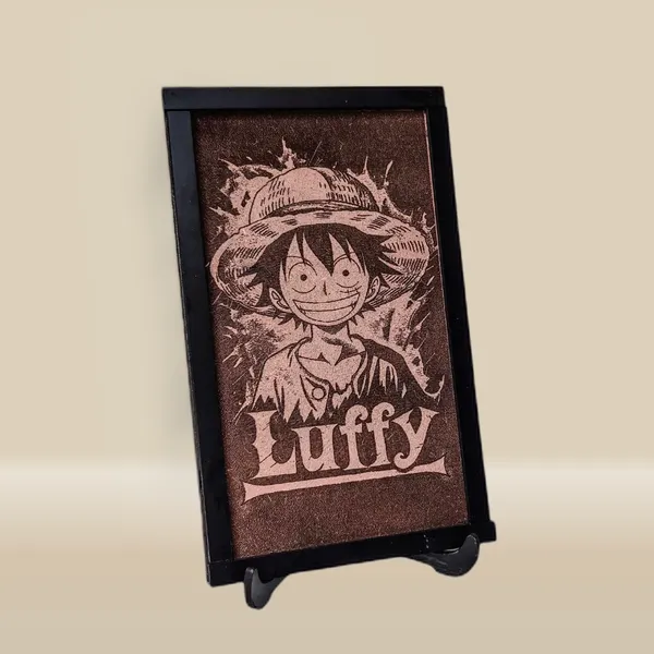 Monkey_D._Luffy_Beige_Wood_Engraved_Wall_Frame_|_Anime_Theme_|_For_Wall_Decoration