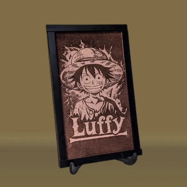 Monkey_D._Luffy_Beige_Wood_Engraved_Wall_Frame_|_Anime_Theme_|_For_Wall_Decoration
