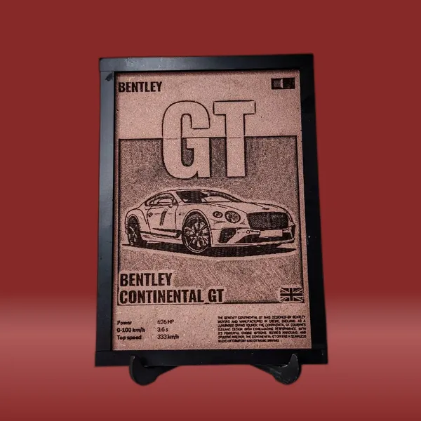 Bentley_Beige_Wood_Engraved_Wall_Frame_|_Car_Theme_|_For_Wall_Decoration