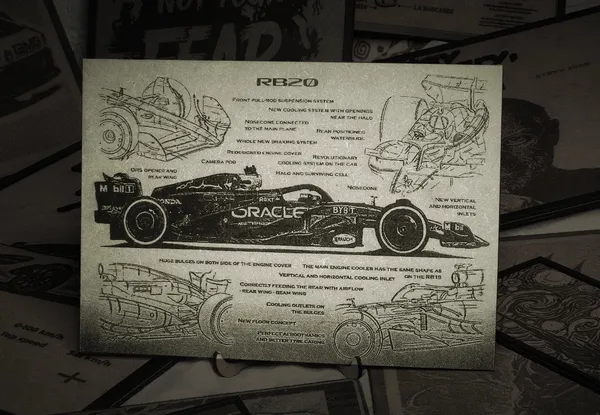 Formula_One_Green_Wood_Engraved_Wall_Frame_|_Car_Theme_|_For_Wall_Decoration