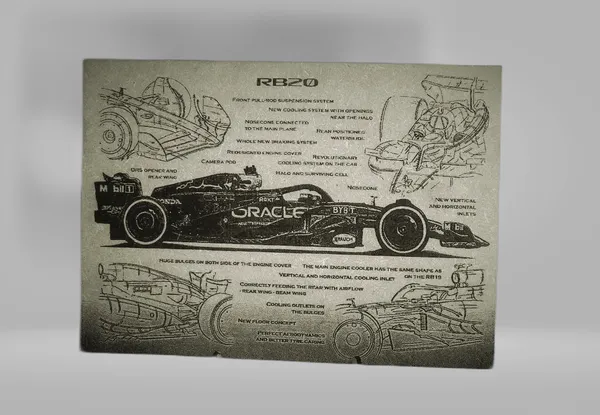 Formula_One_Green_Wood_Engraved_Wall_Frame_|_Car_Theme_|_For_Wall_Decoration