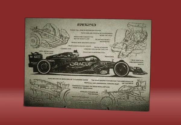 Formula_One_Green_Wood_Engraved_Wall_Frame_|_Car_Theme_|_For_Wall_Decoration
