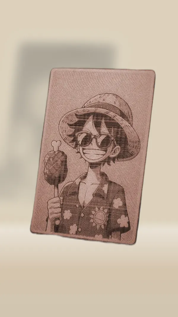 Luffy_Beige_Wood_Engraved_Wall_Frame_|_Anime_Theme_|_For_Wall_Decoration