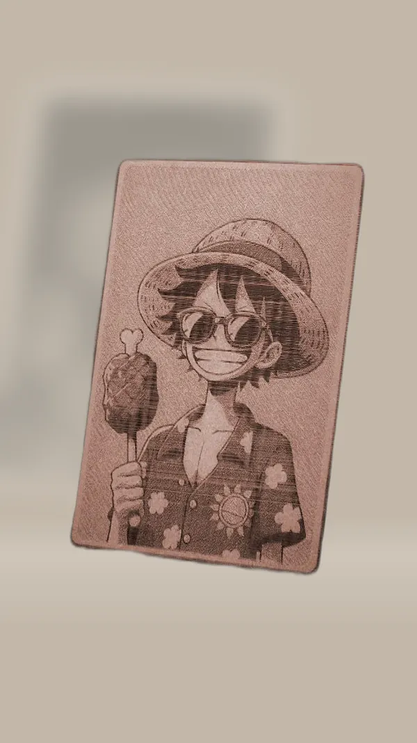 Luffy_Beige_Wood_Engraved_Wall_Frame_|_Anime_Theme_|_For_Wall_Decoration