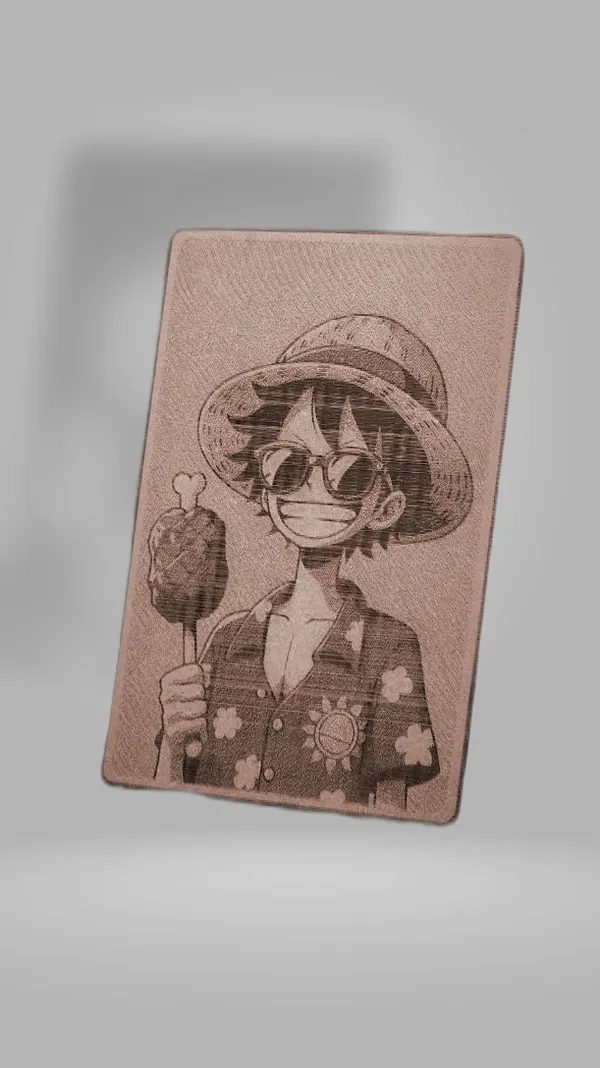 Luffy_Beige_Wood_Engraved_Wall_Frame_|_Anime_Theme_|_For_Wall_Decoration