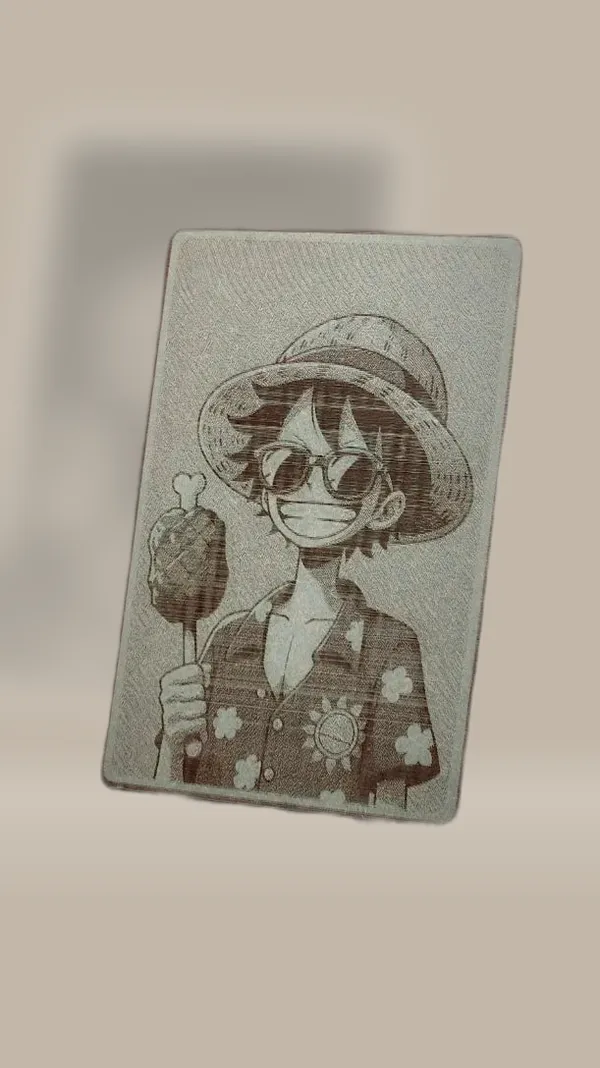 Luffy_Green_Wood_Engraved_Wall_Frame_|_Anime_Theme_|_For_Wall_Decoration