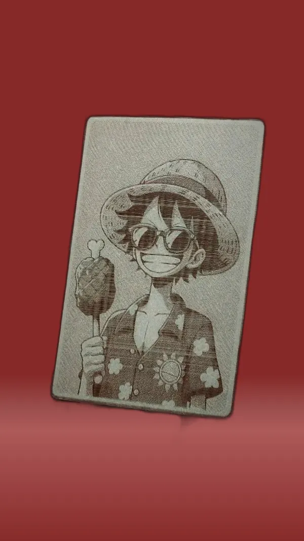 Luffy_Green_Wood_Engraved_Wall_Frame_|_Anime_Theme_|_For_Wall_Decoration
