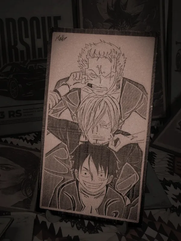 One_Piece_Beige_Wood_Engraved_Wall_Frame_|_Anime_Theme_|_For_Wall_Decoration