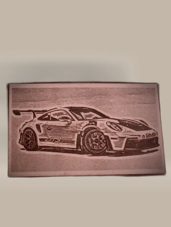 Sports_Cars_Beige_Wood_Engraved_Wall_Frame_|_Car_Theme_|_For_Wall_Decoration