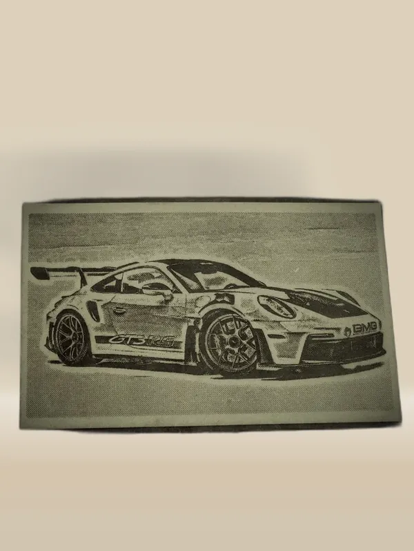 Sports_Cars_Green_Wood_Engraved_Wall_Frame_|_Car_Theme_|_For_Wall_Decoration