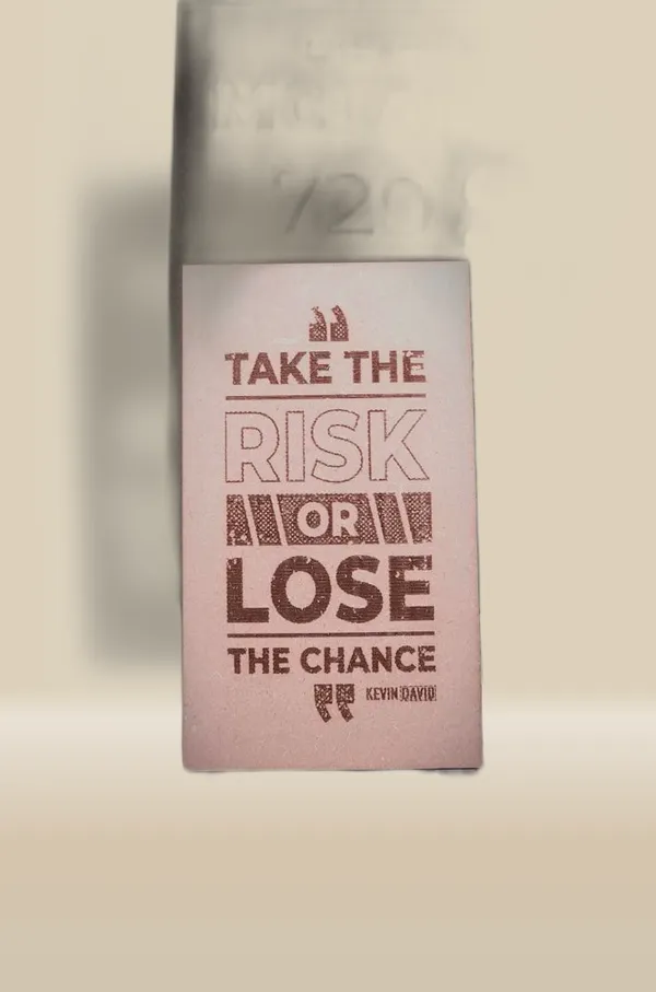 Risk/Reward_Motivational_Quotes_Beige_Wood_Engraved_Wall_Frame_|_For_Wall_Decoration