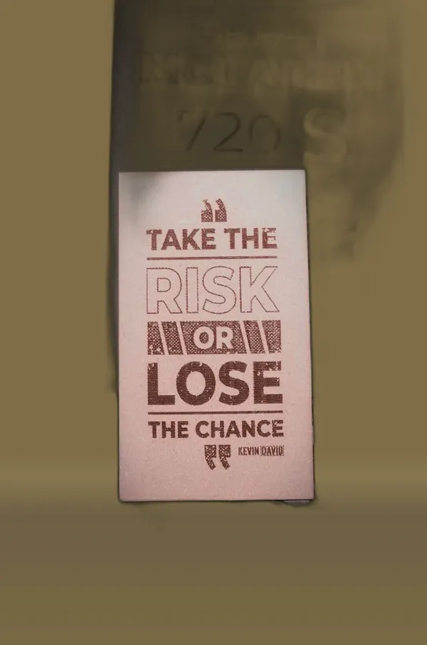 Risk/Reward_Motivational_Quotes_Beige_Wood_Engraved_Wall_Frame_|_For_Wall_Decoration