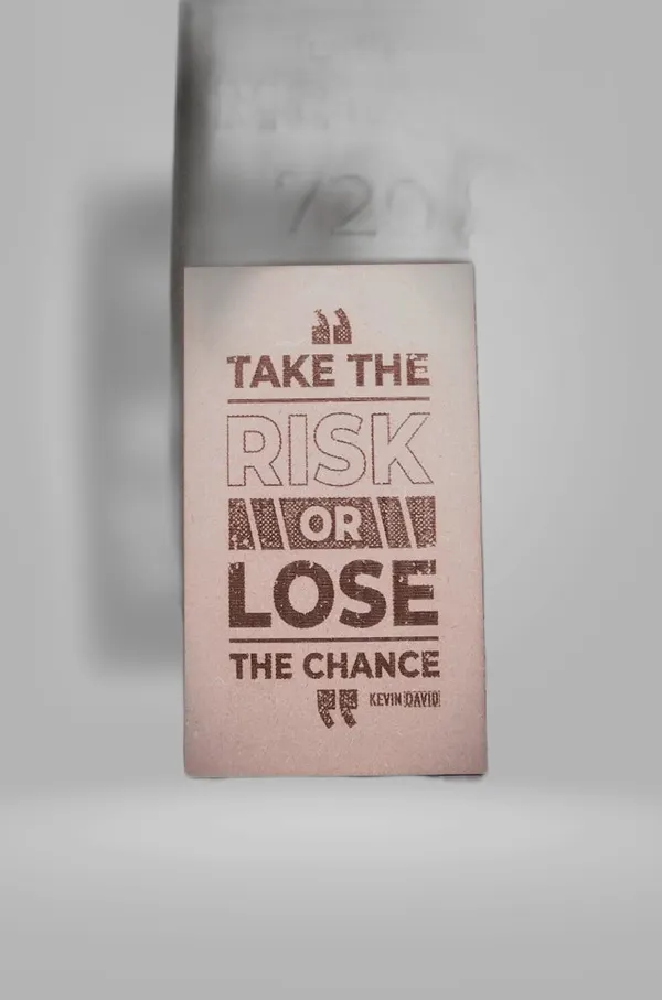Risk/Reward_Motivational_Quotes_Beige_Wood_Engraved_Wall_Frame_|_For_Wall_Decoration