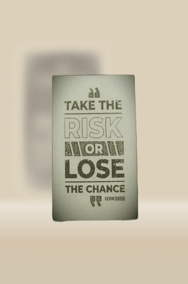 Risk/Reward_Motivational_Quotes_Green_Wood_Engraved_Wall_Frame_|_For_Wall_Decoration