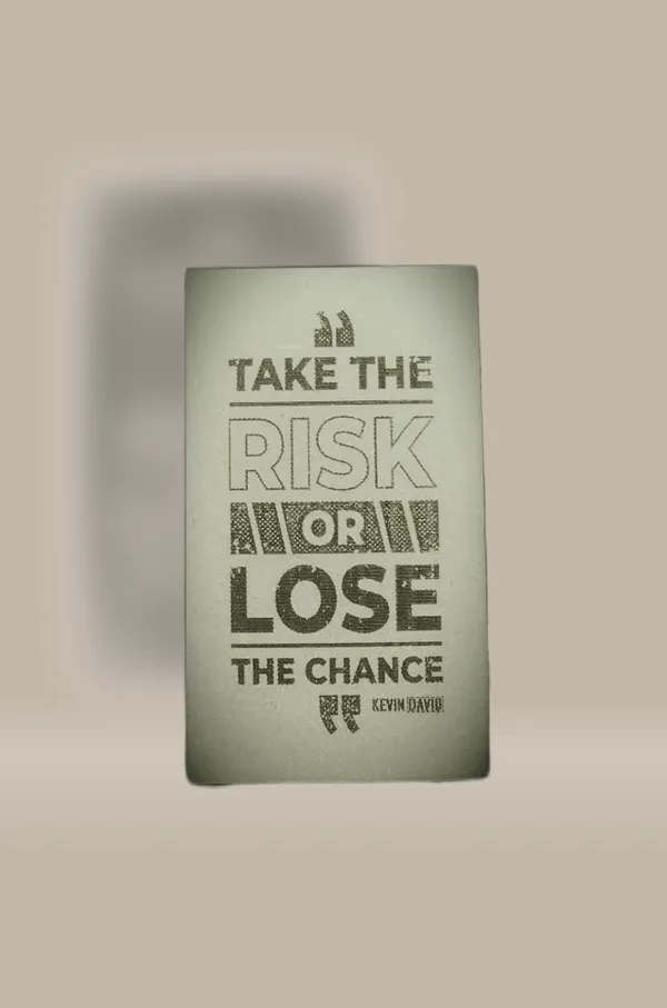 Risk/Reward_Motivational_Quotes_Green_Wood_Engraved_Wall_Frame_|_For_Wall_Decoration