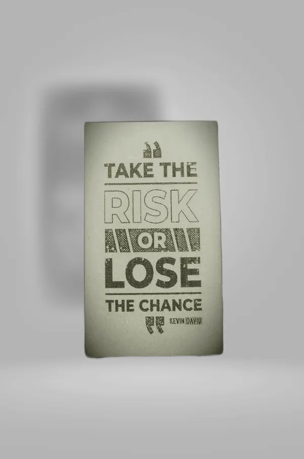Risk/Reward_Motivational_Quotes_Green_Wood_Engraved_Wall_Frame_|_For_Wall_Decoration