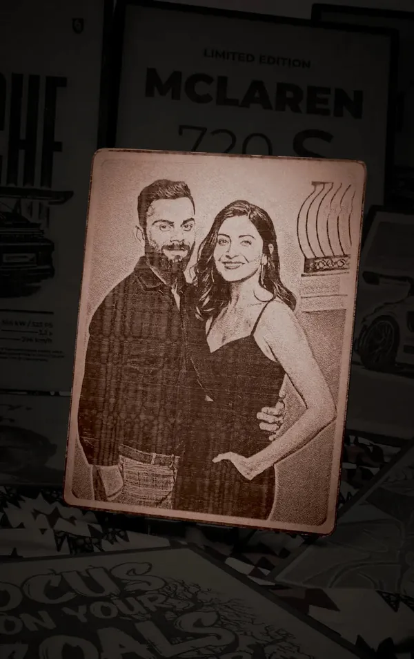Virat_&_Anushka_Beige_Wood_Engraved_Wall_Frame_|_For_Wall_Decoration
