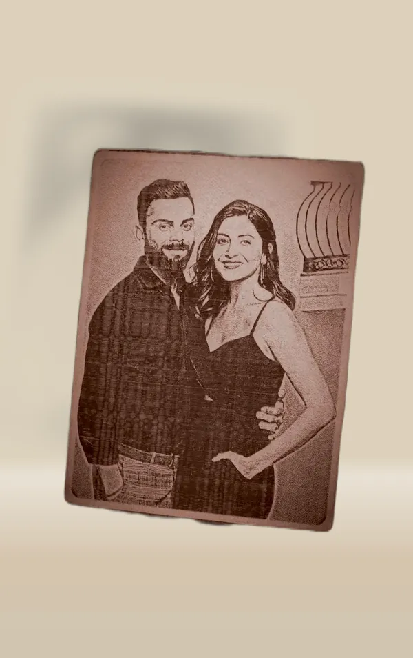 Virat_&_Anushka_Beige_Wood_Engraved_Wall_Frame_|_For_Wall_Decoration